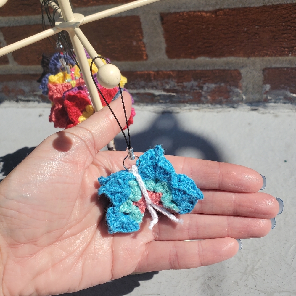 Crocheted butterfly - Handmade